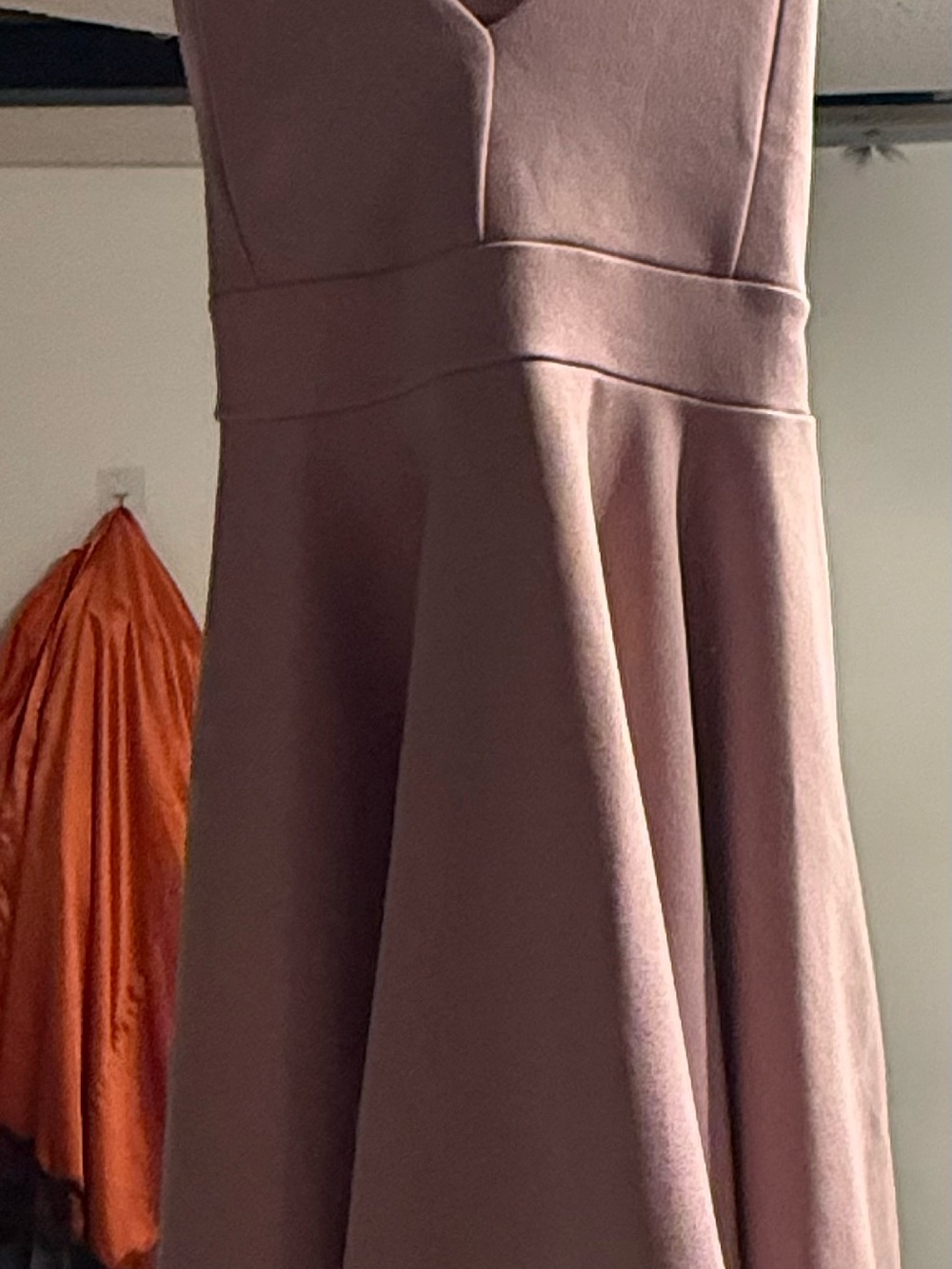 Boohoo Dusty Pink Night Dress with Spaghetti Straps